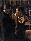 Fabian Perez when the story begins painting